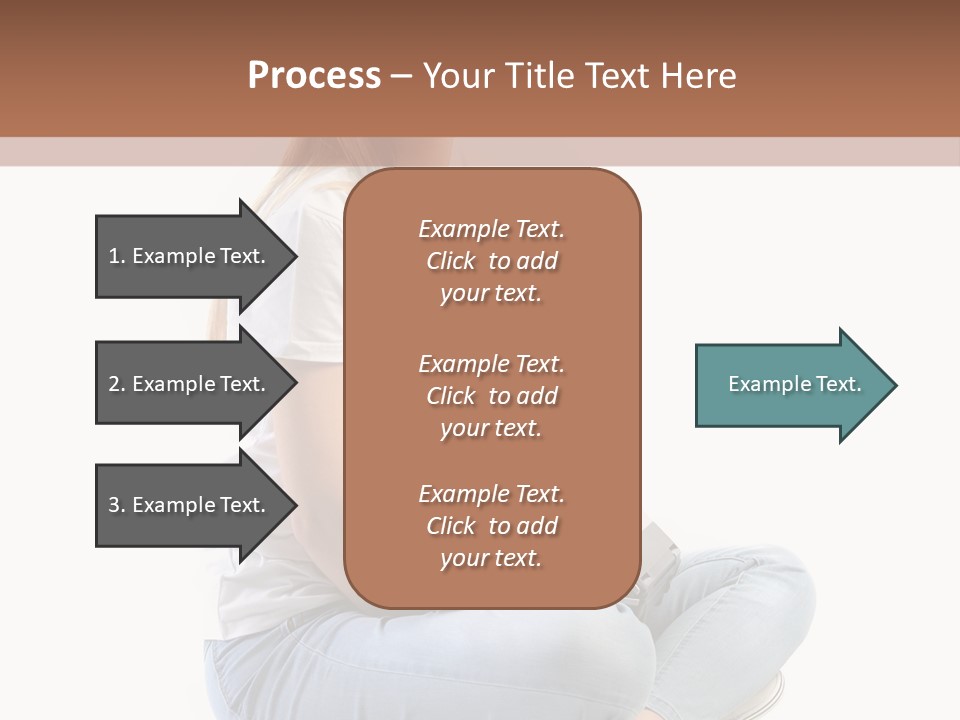 Student Woman Study PowerPoint Template