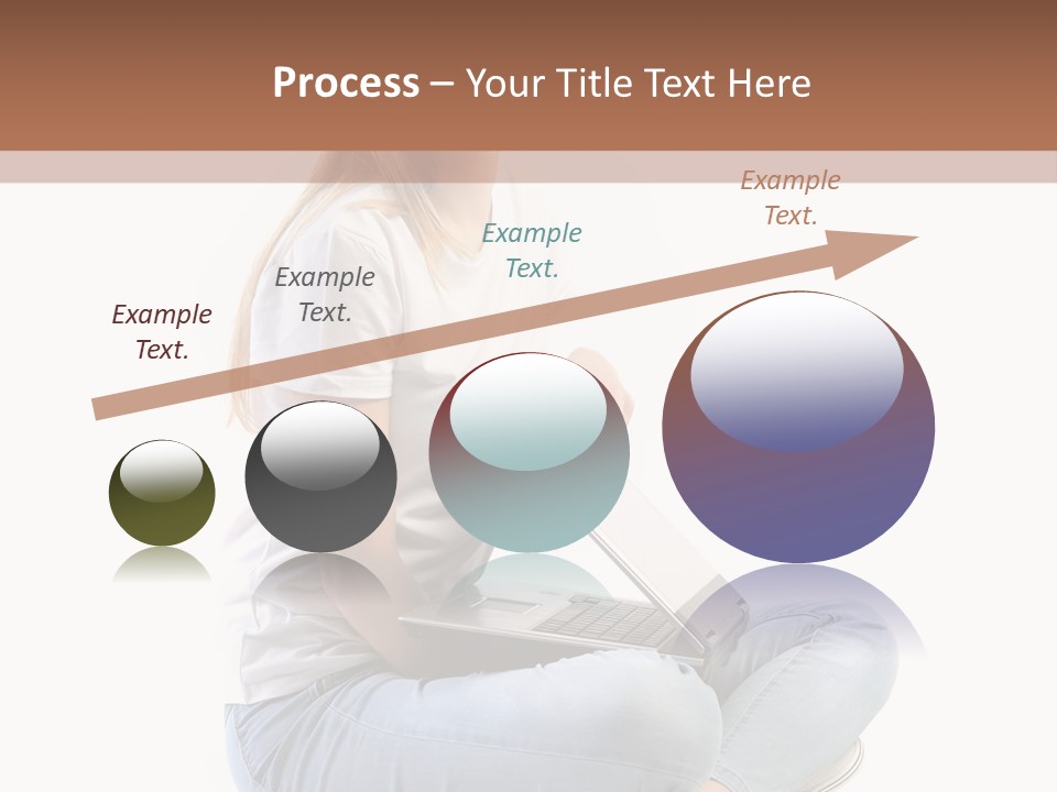 Student Woman Study PowerPoint Template