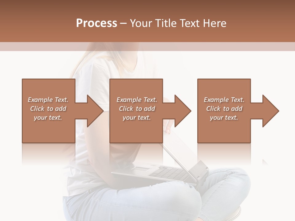 Student Woman Study PowerPoint Template