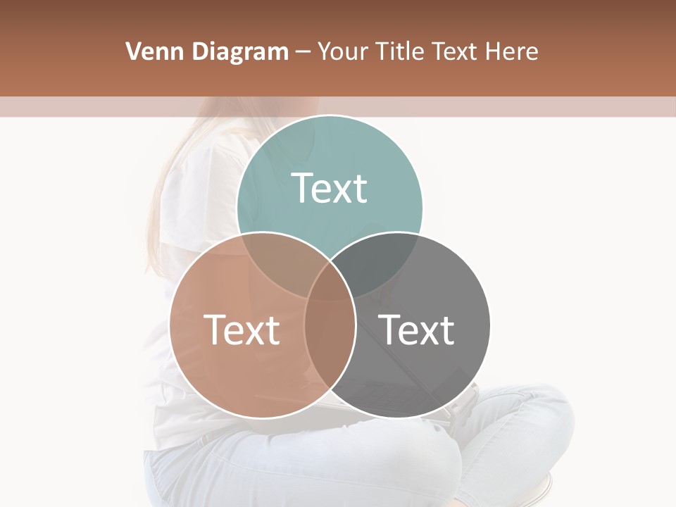 Student Woman Study PowerPoint Template