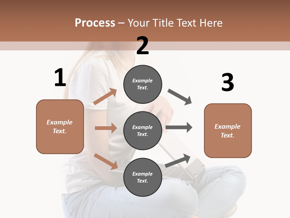 Student Woman Study PowerPoint Template