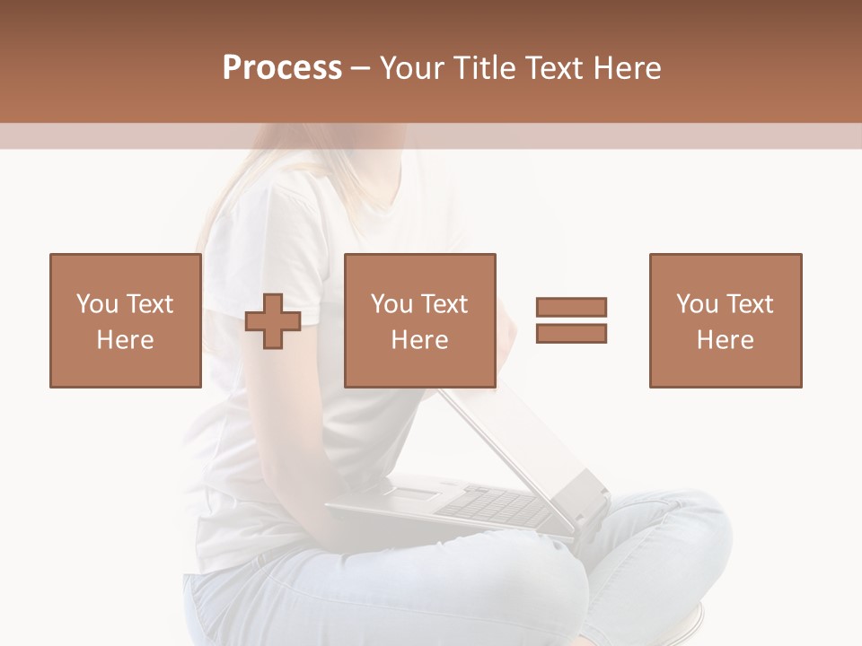 Student Woman Study PowerPoint Template