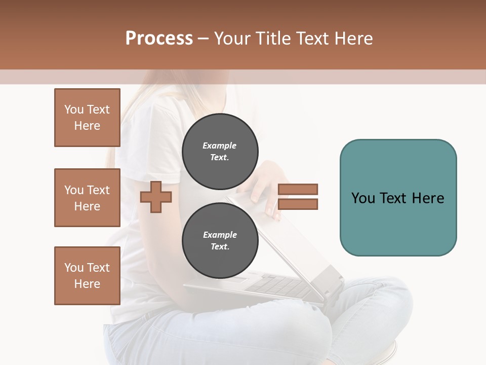 Student Woman Study PowerPoint Template