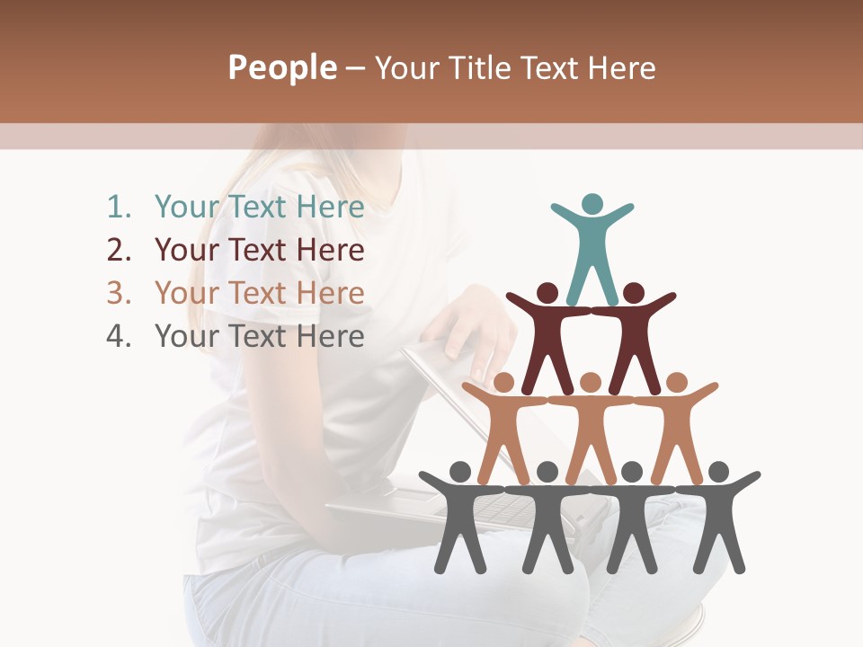 Student Woman Study PowerPoint Template