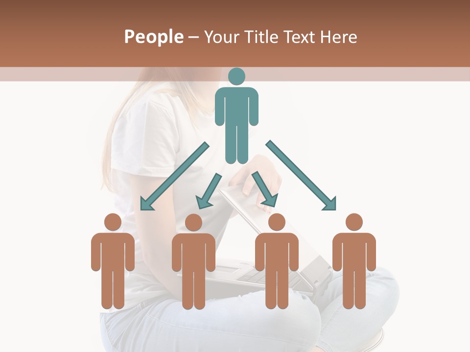 Student Woman Study PowerPoint Template