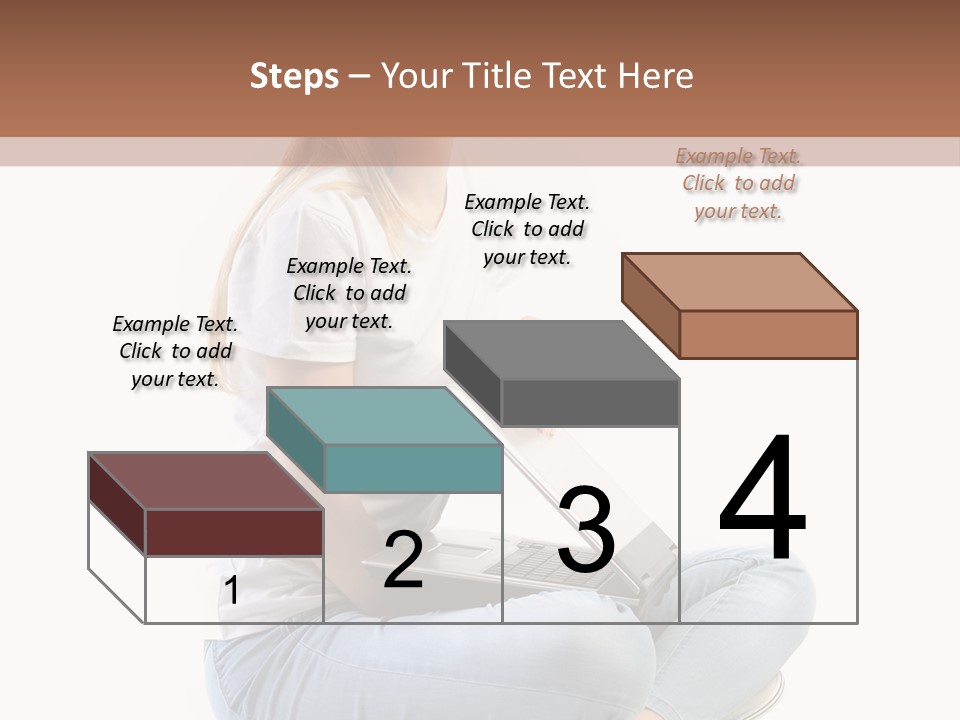 Student Woman Study PowerPoint Template