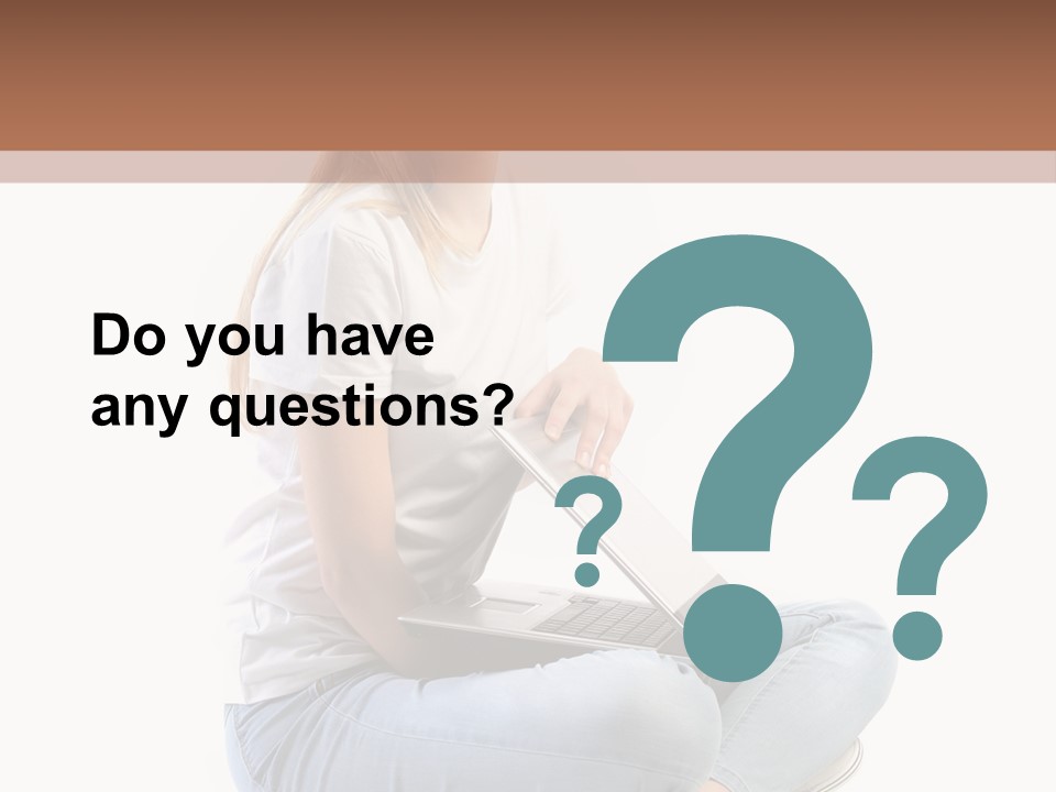 Student Woman Study PowerPoint Template