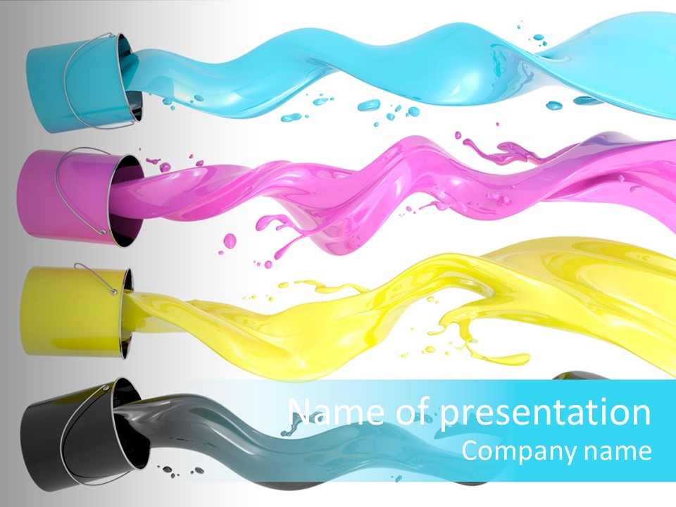 Can Cmyk Jelly PowerPoint Template