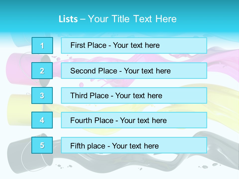 Can Cmyk Jelly PowerPoint Template