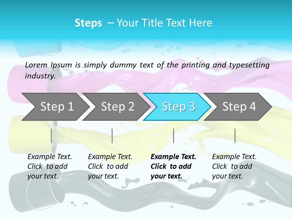 Can Cmyk Jelly PowerPoint Template