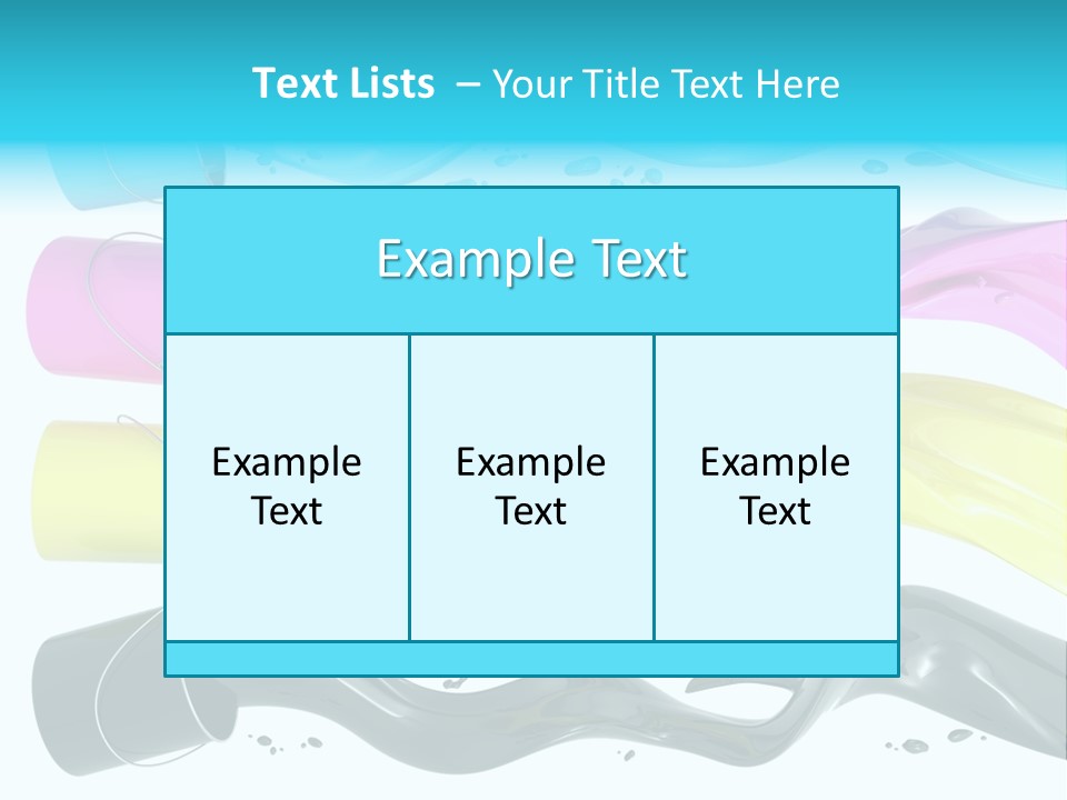 Can Cmyk Jelly PowerPoint Template
