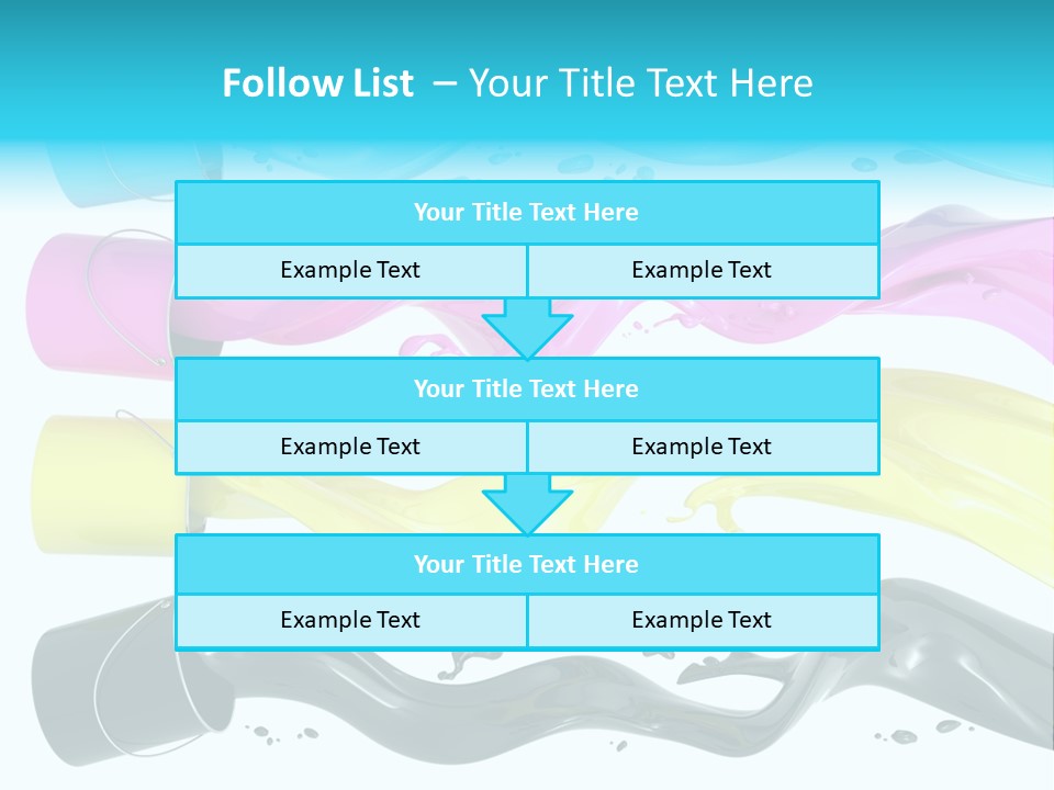Can Cmyk Jelly PowerPoint Template