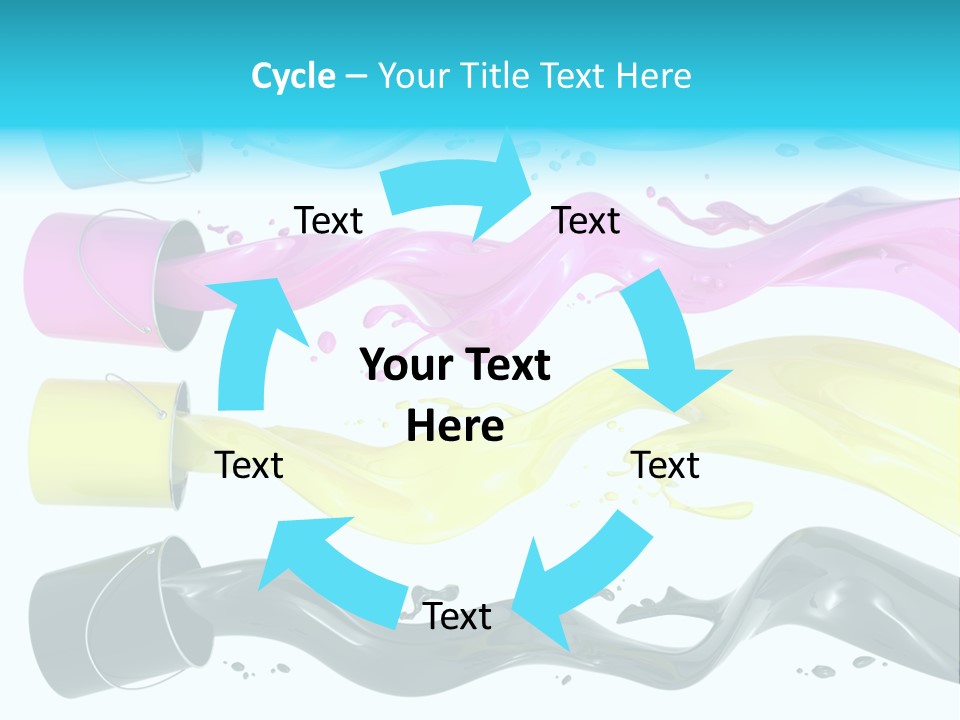 Can Cmyk Jelly PowerPoint Template