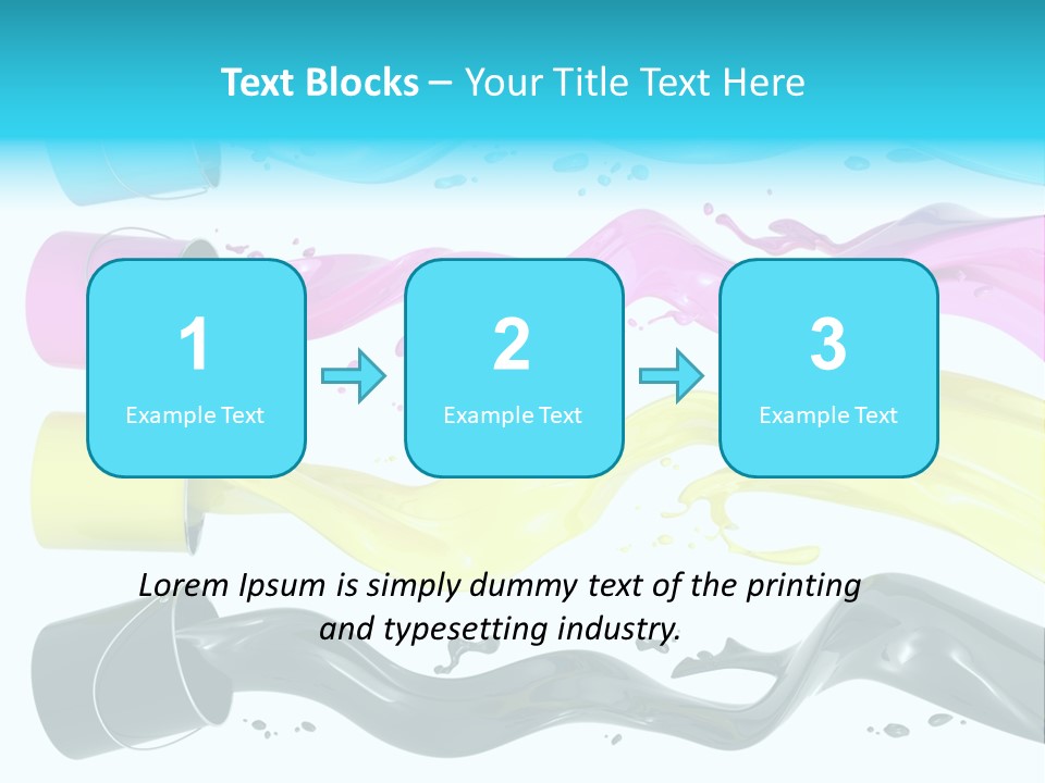 Can Cmyk Jelly PowerPoint Template