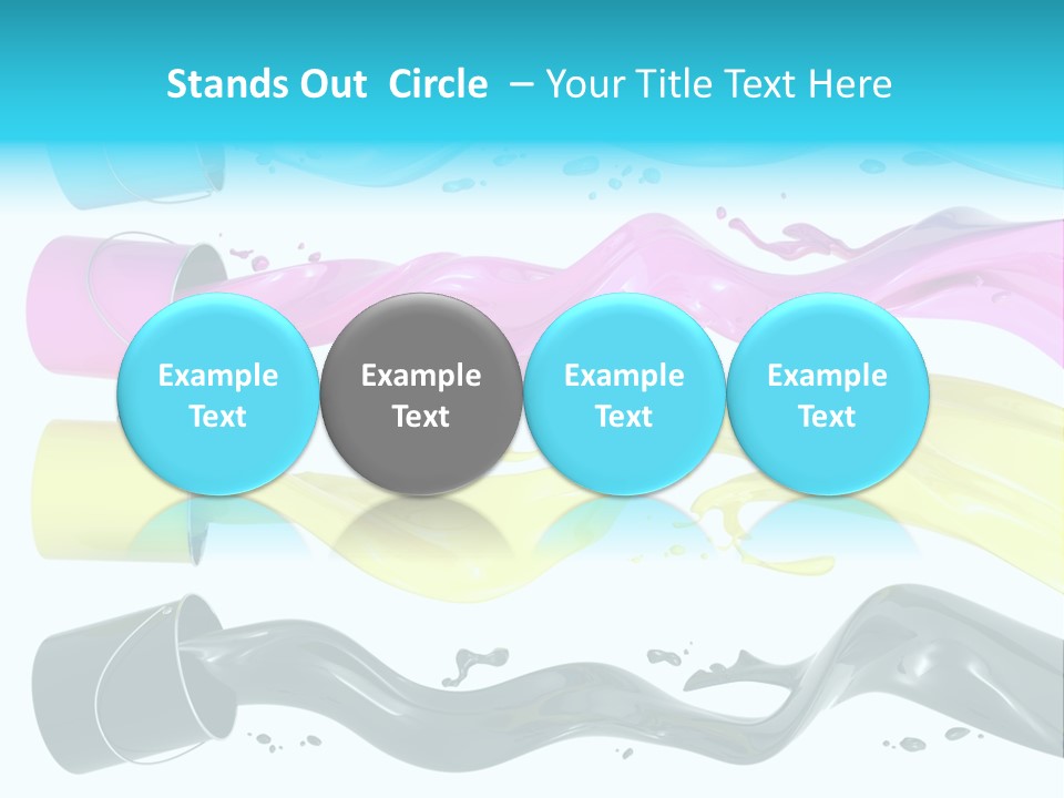 Can Cmyk Jelly PowerPoint Template