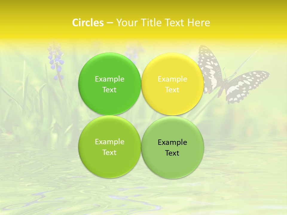 Field Leaf Beauty PowerPoint Template