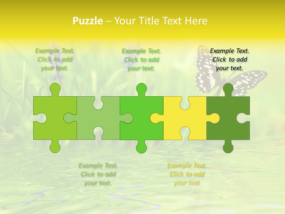 Field Leaf Beauty PowerPoint Template