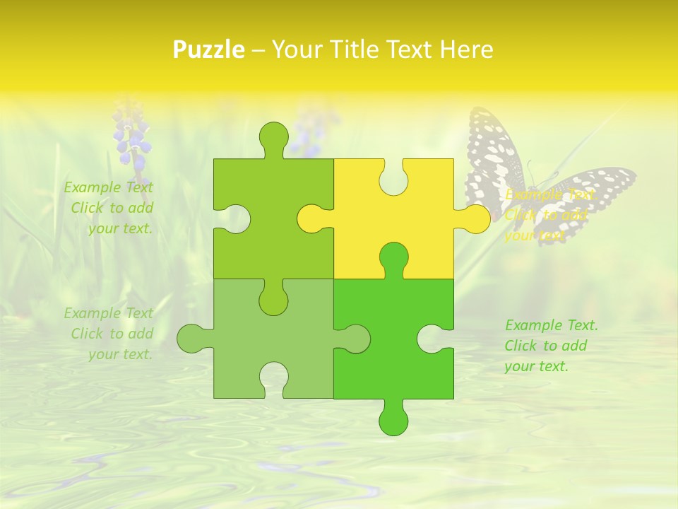 Field Leaf Beauty PowerPoint Template