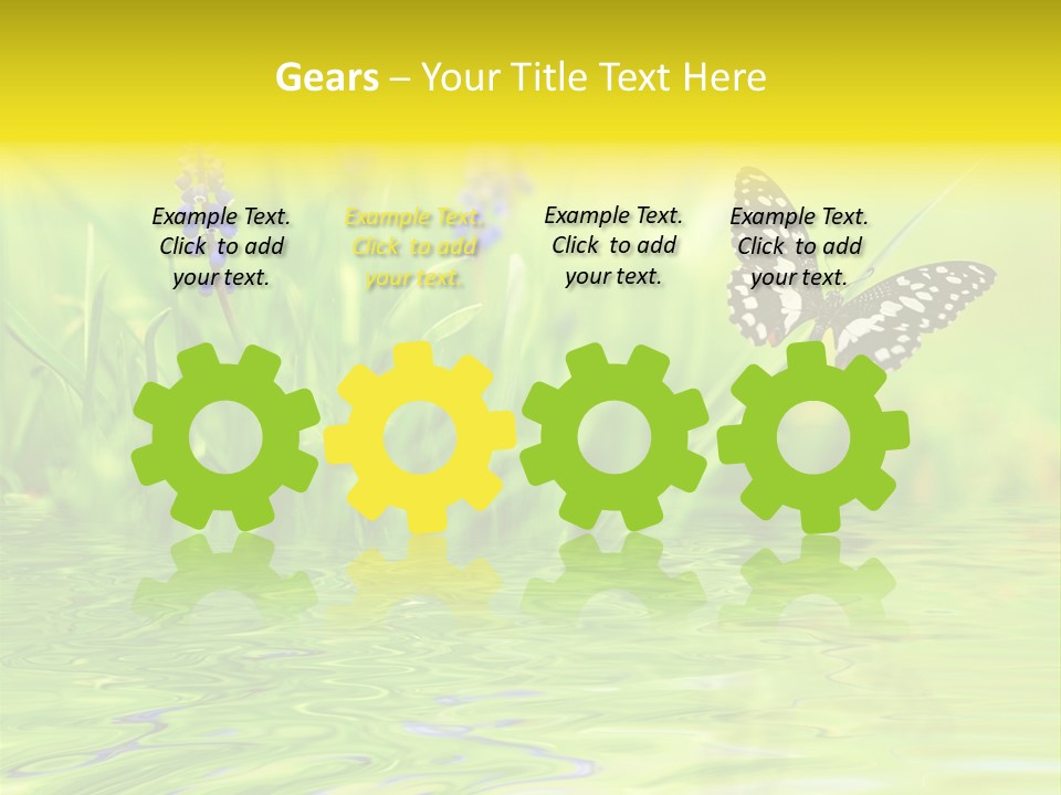 Field Leaf Beauty PowerPoint Template