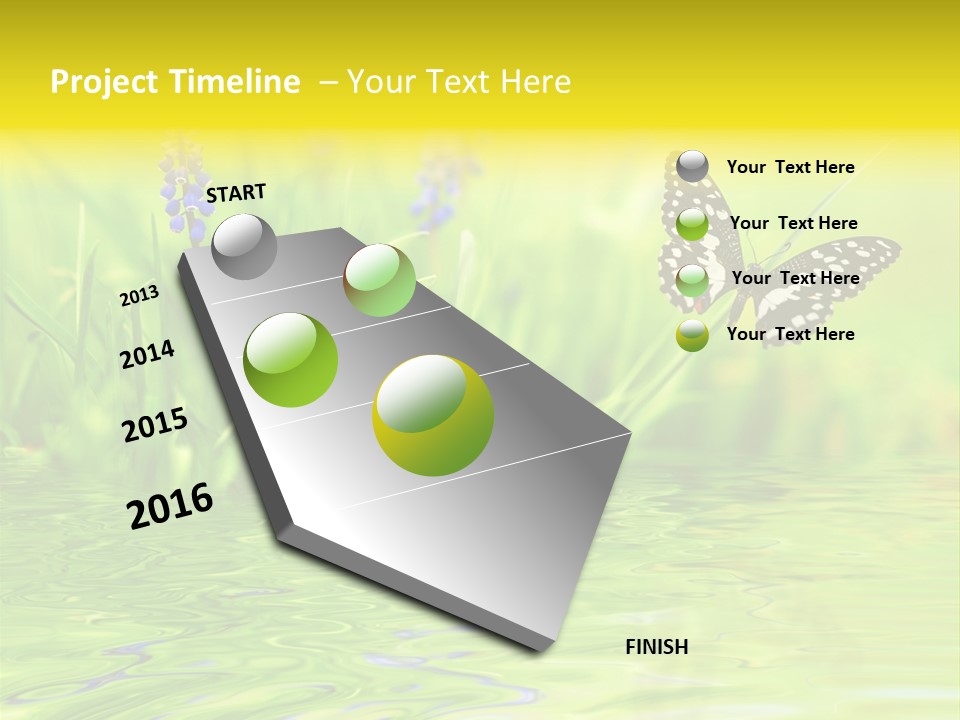 Field Leaf Beauty PowerPoint Template