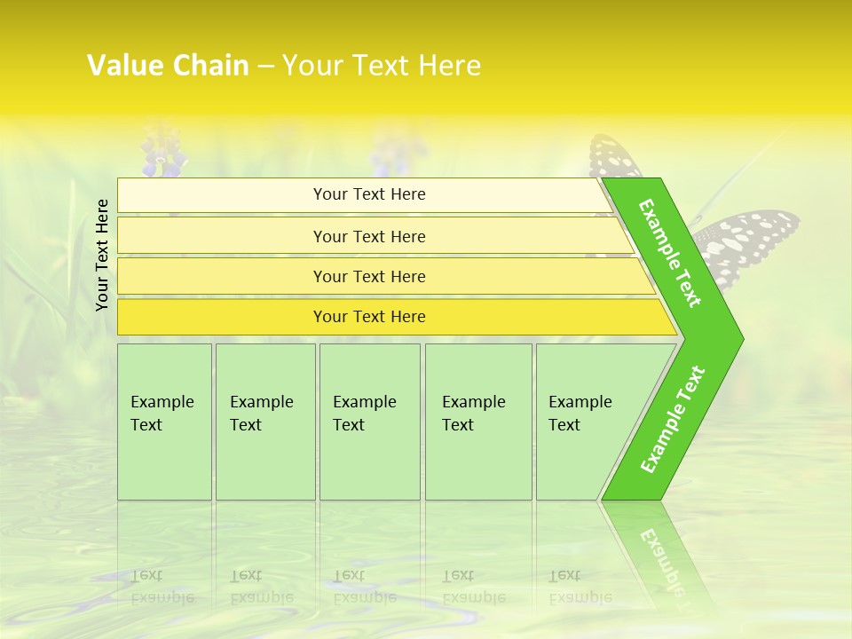 Field Leaf Beauty PowerPoint Template