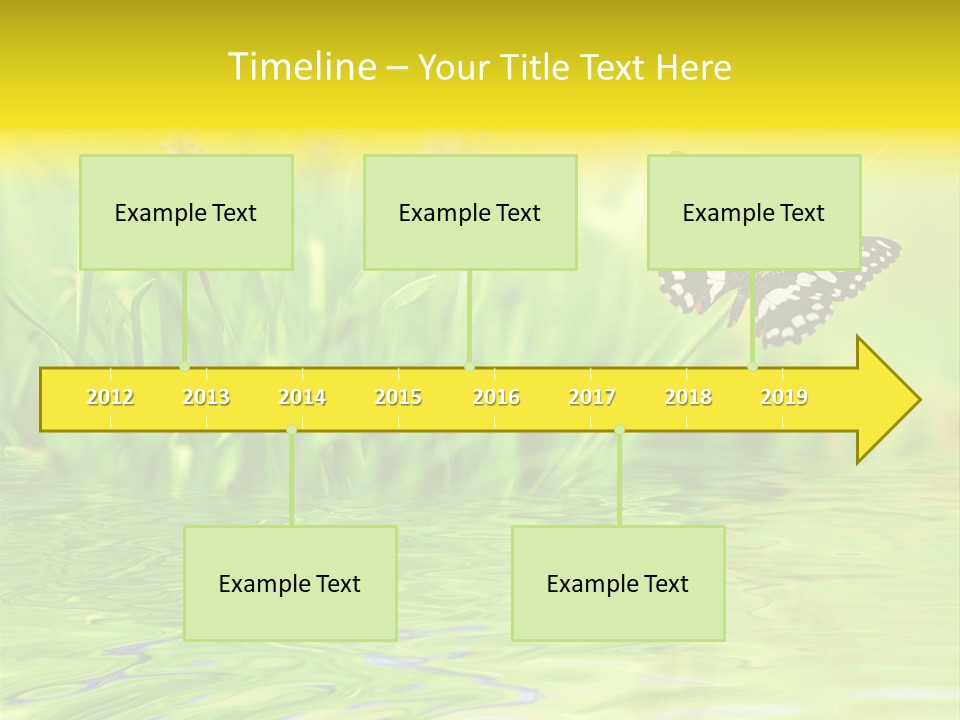 Field Leaf Beauty PowerPoint Template