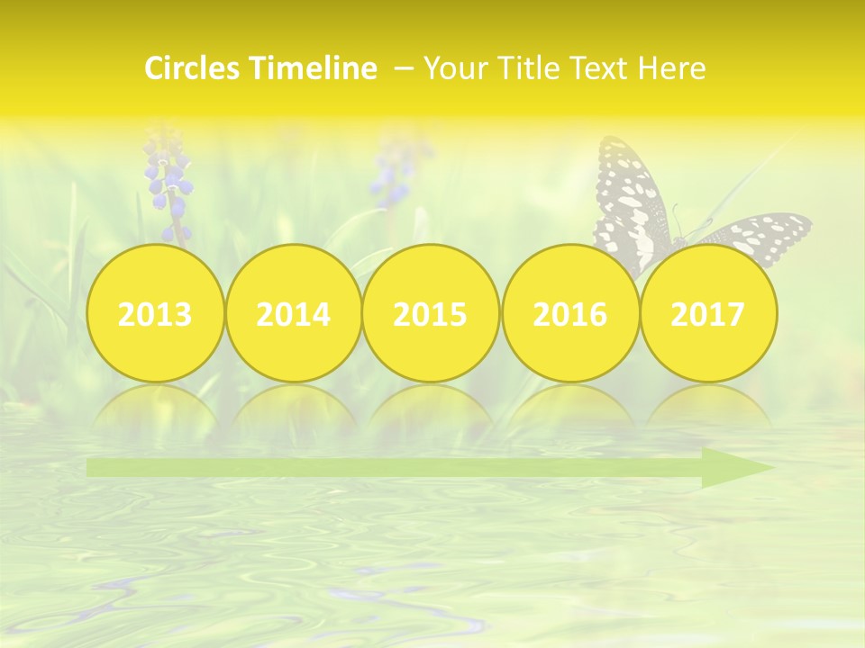 Field Leaf Beauty PowerPoint Template