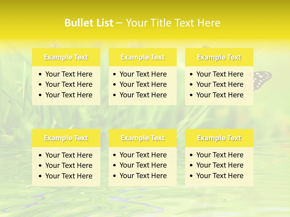 Field Leaf Beauty PowerPoint Template
