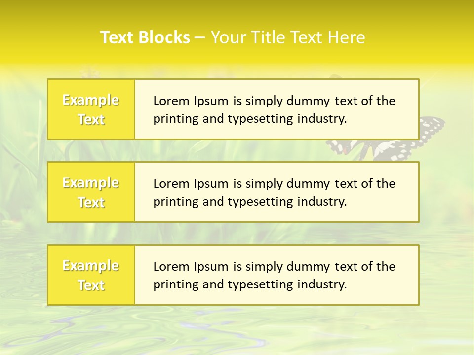 Field Leaf Beauty PowerPoint Template