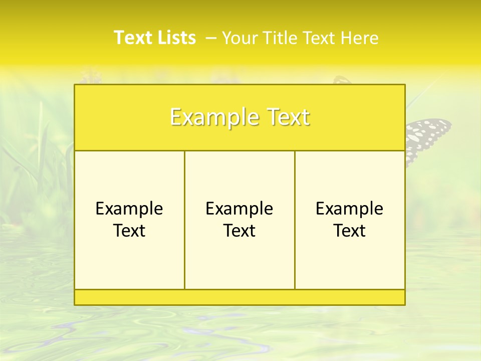 Field Leaf Beauty PowerPoint Template