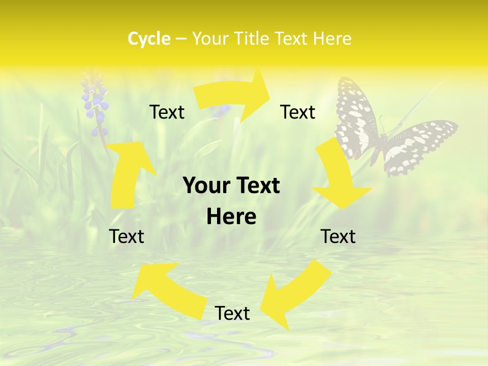 Field Leaf Beauty PowerPoint Template