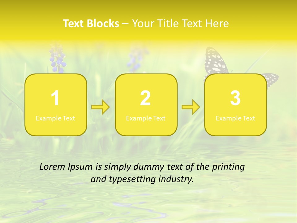 Field Leaf Beauty PowerPoint Template
