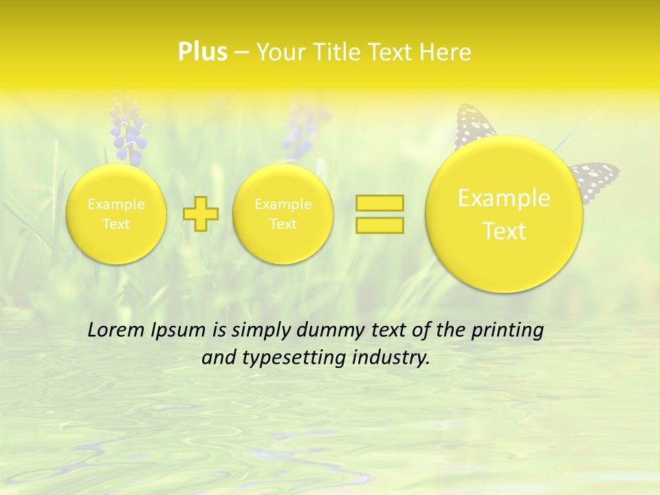 Field Leaf Beauty PowerPoint Template