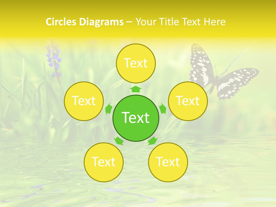 Field Leaf Beauty PowerPoint Template