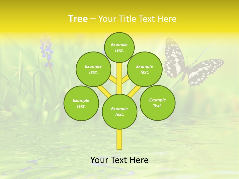 Field Leaf Beauty PowerPoint Template