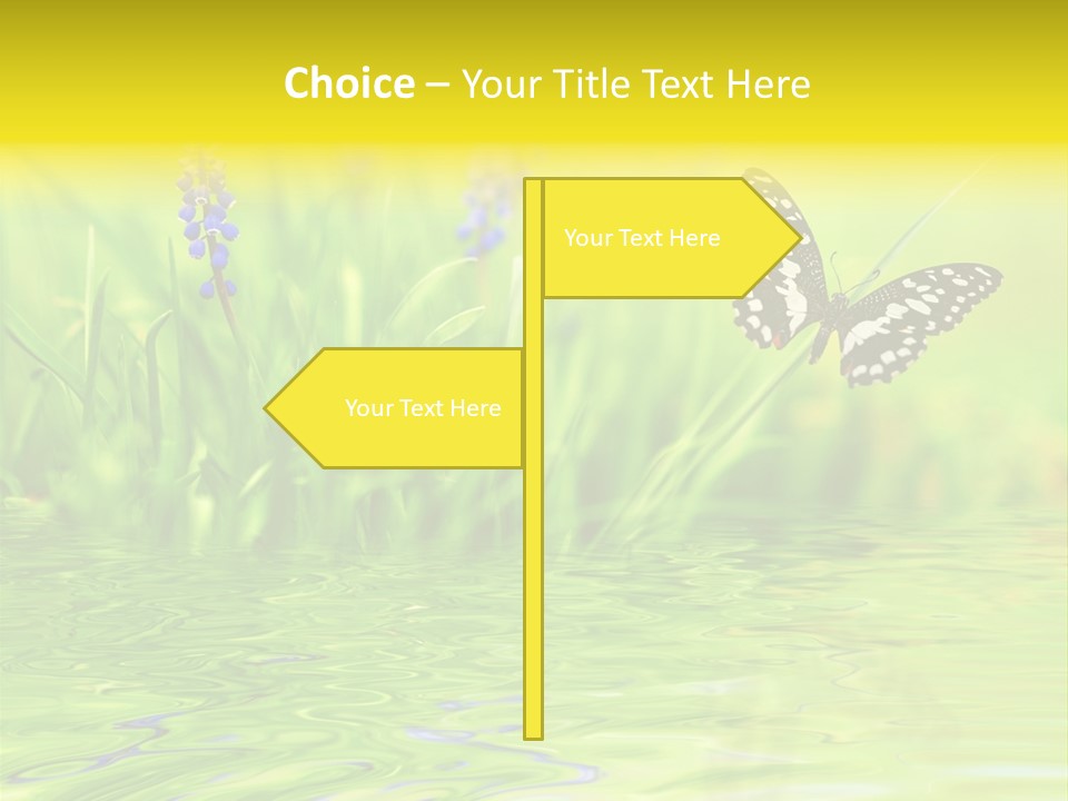 Field Leaf Beauty PowerPoint Template