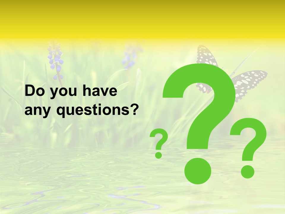 Field Leaf Beauty PowerPoint Template