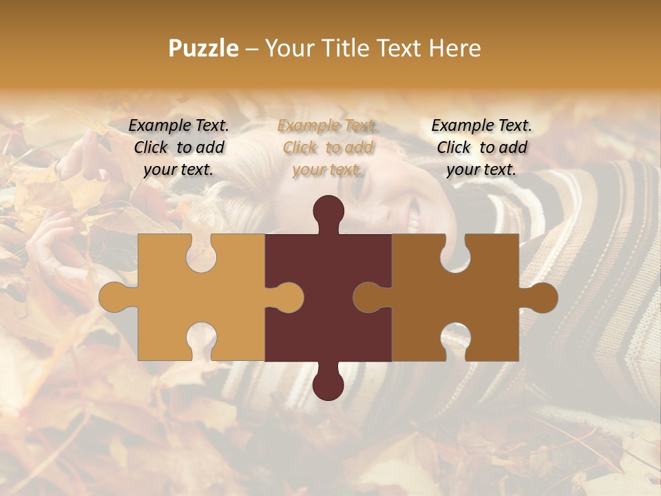 Young People Face PowerPoint Template