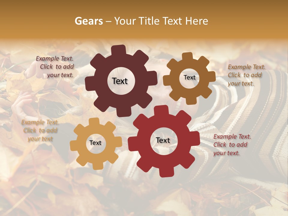 Young People Face PowerPoint Template