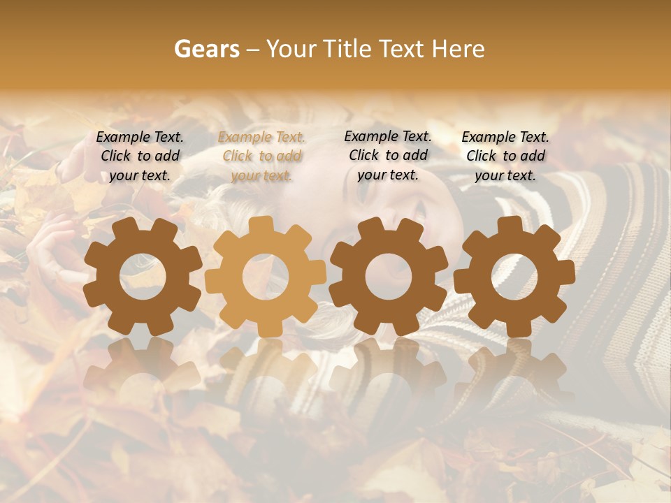 Young People Face PowerPoint Template