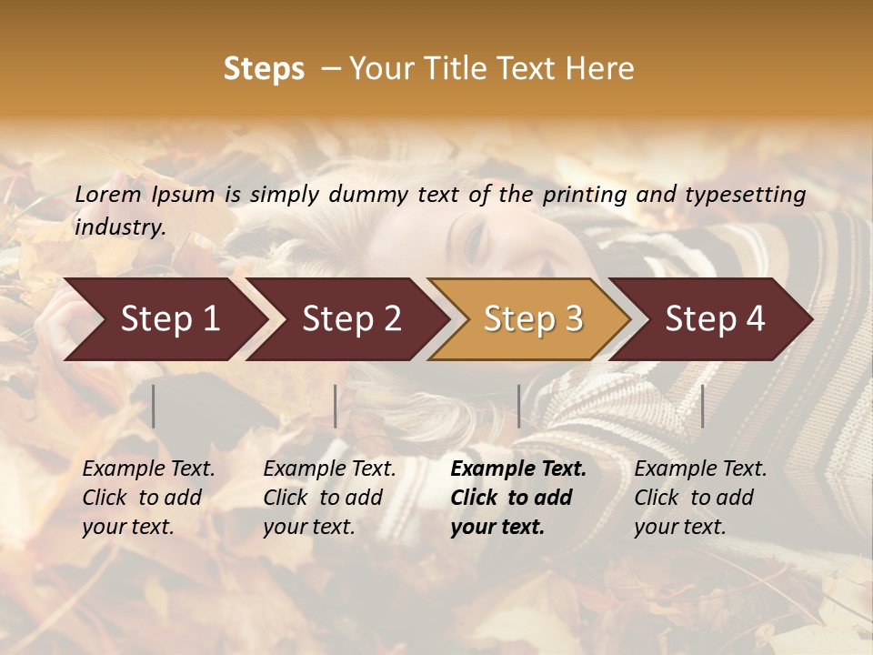 Young People Face PowerPoint Template