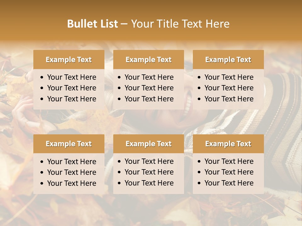 Young People Face PowerPoint Template
