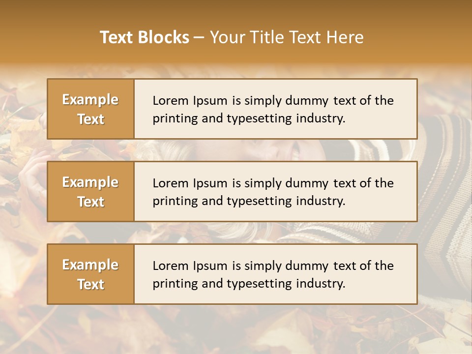 Young People Face PowerPoint Template