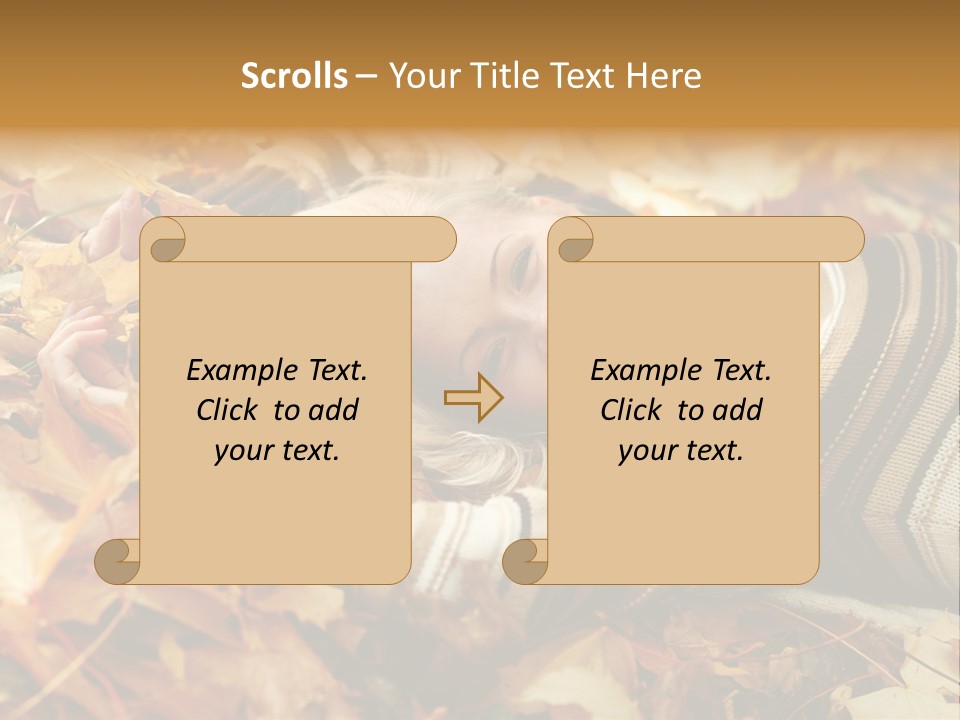 Young People Face PowerPoint Template