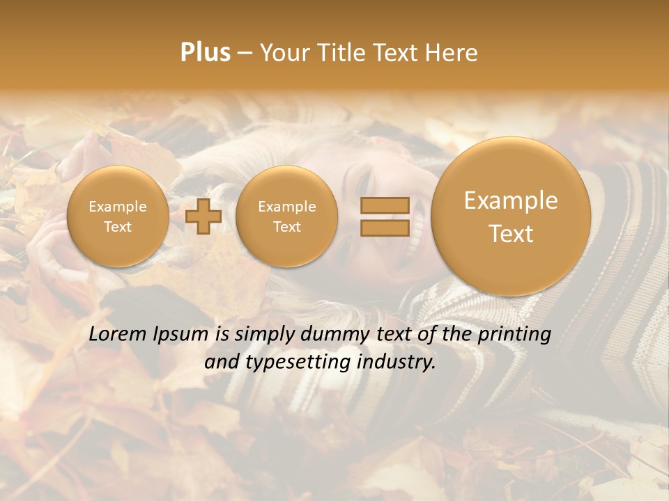 Young People Face PowerPoint Template