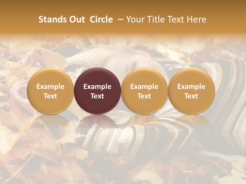 Young People Face PowerPoint Template