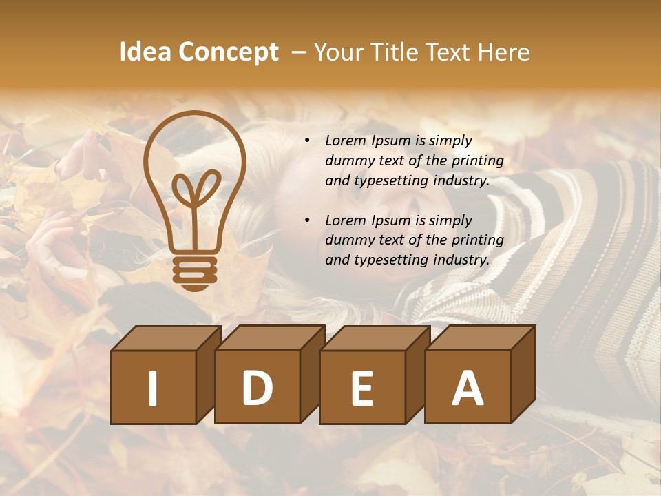 Young People Face PowerPoint Template