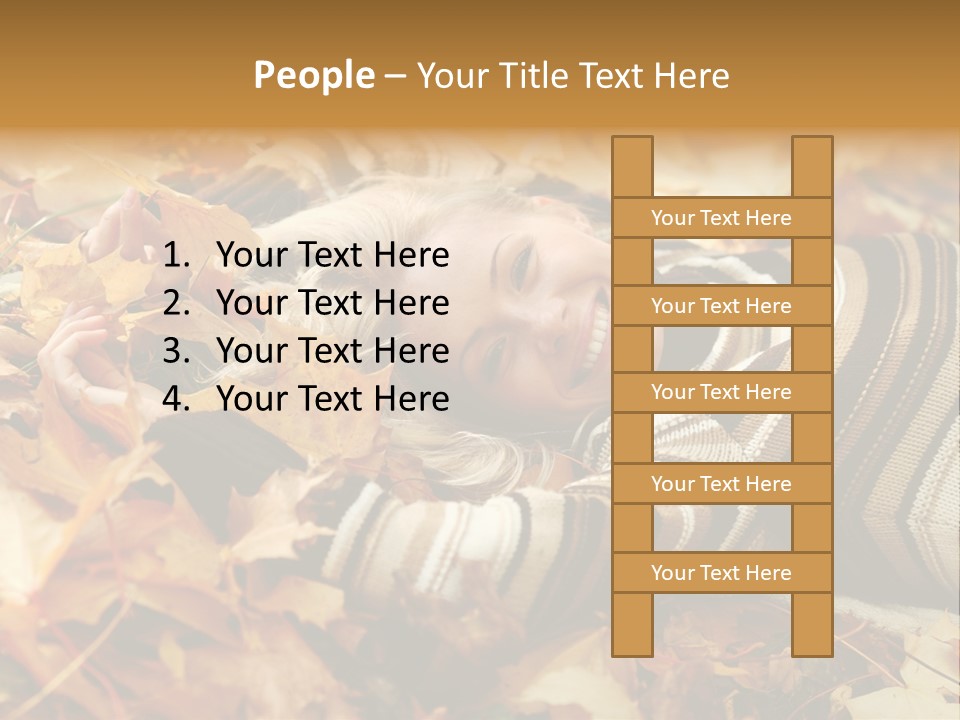 Young People Face PowerPoint Template