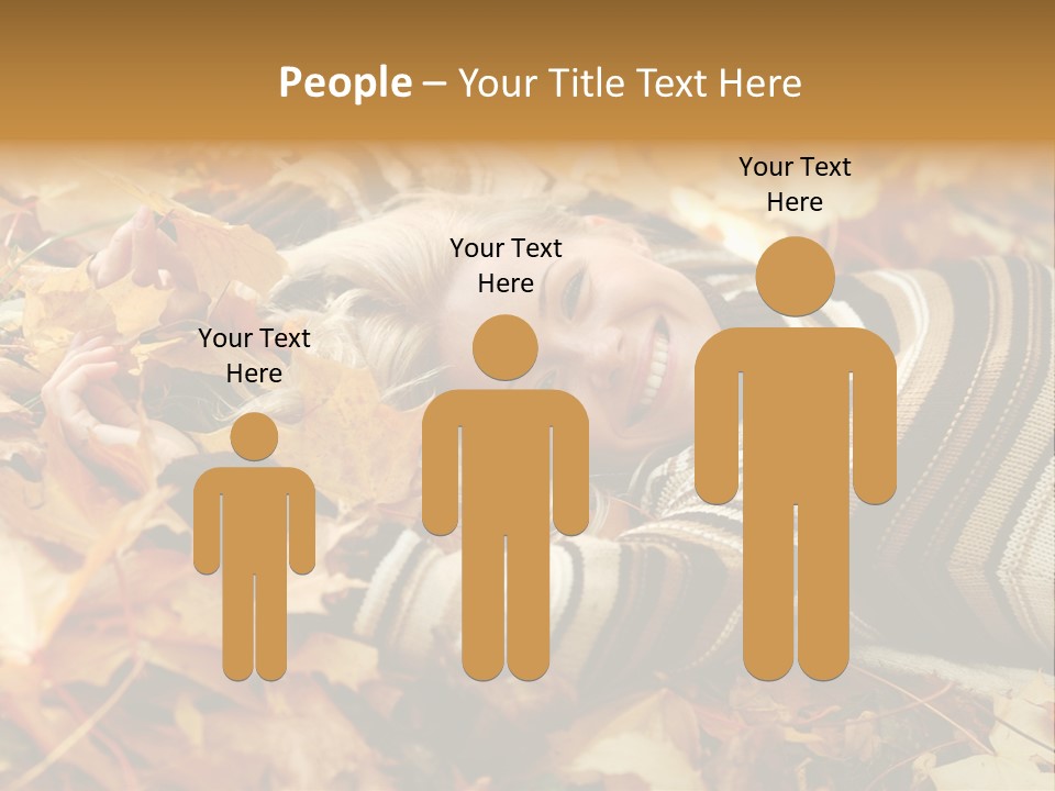 Young People Face PowerPoint Template