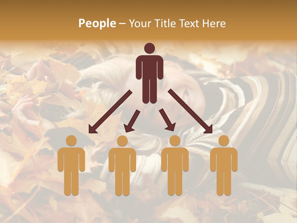 Young People Face PowerPoint Template